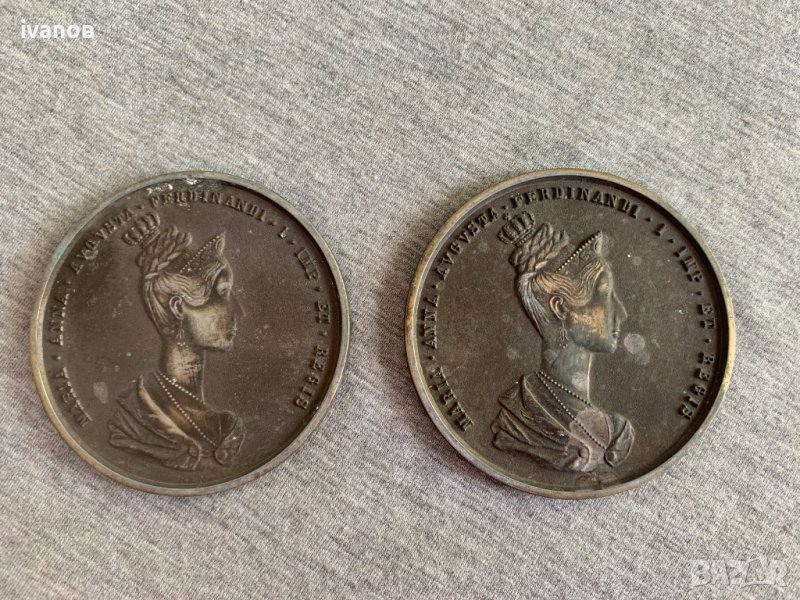 медальони Maria Anna Augusta Ferdinandi I Imp Et Regis , снимка 1