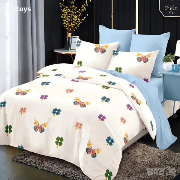 Двулицево спално бельо, 6 части - Модел WS17736, снимка 1