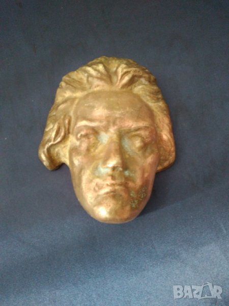 стар бронзов барелеф, снимка 1