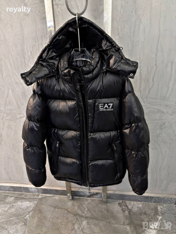 Burberry Черно Зимно Мъжко Яке Клас Оригинал, снимка 1