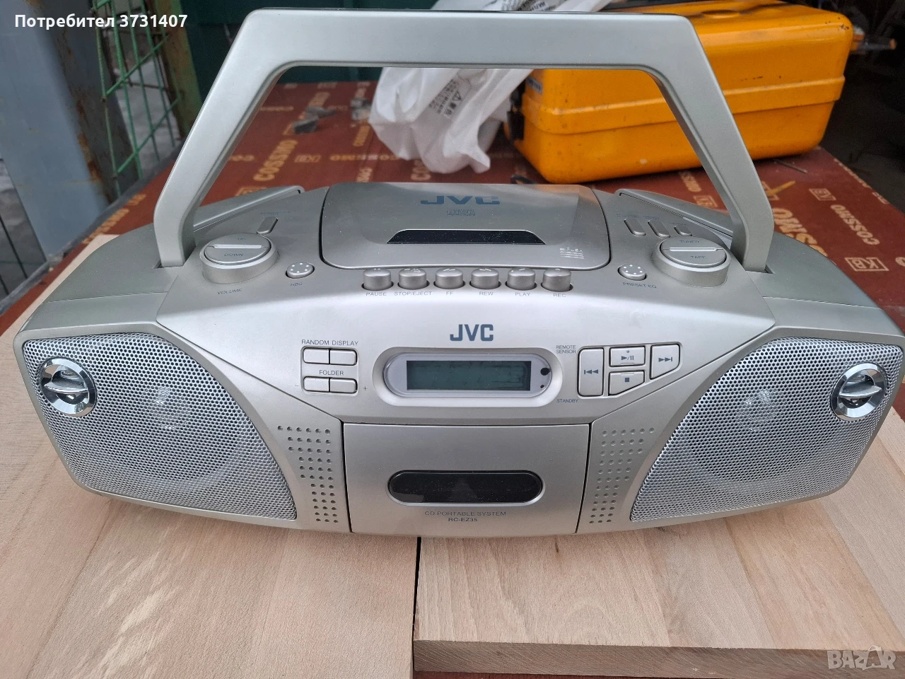 CD радиокасетофон JVC RC-EZ35, снимка 1
