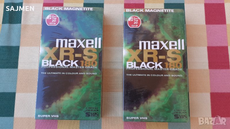 Видеокассети SVHS Maxell XR-S -180, снимка 1