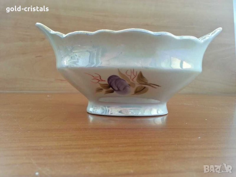 Порцеланова сосиера купа  руски порцелан, снимка 1