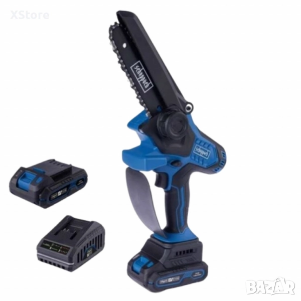 Акумулаторен трион Scheppach BC-PS150-X 6 Zoll 20V, дължина на рязане 150 мм, с батерия и зарядно, снимка 1