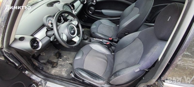 Полукожен салон и трилъчев волан за MINI COOPER R56, снимка 1