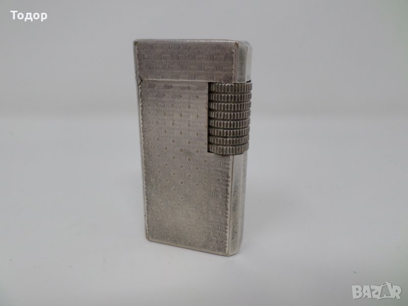 Посребрена газова запалка COLIBRI MOLECTRIC , снимка 1