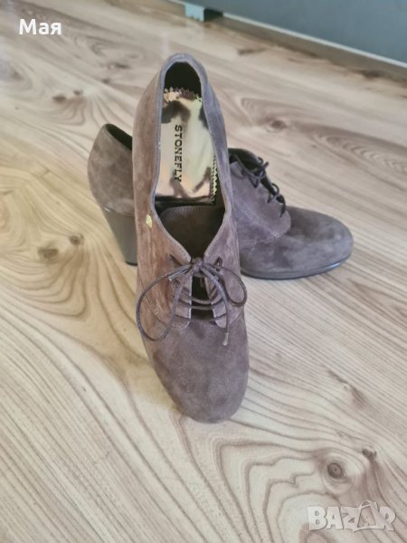 Нови дамски велурени обувки, снимка 1