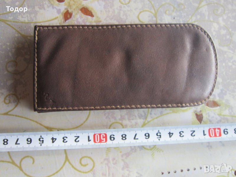 Кожен калъф за бръснач фризьорски  ножици ножица , снимка 1