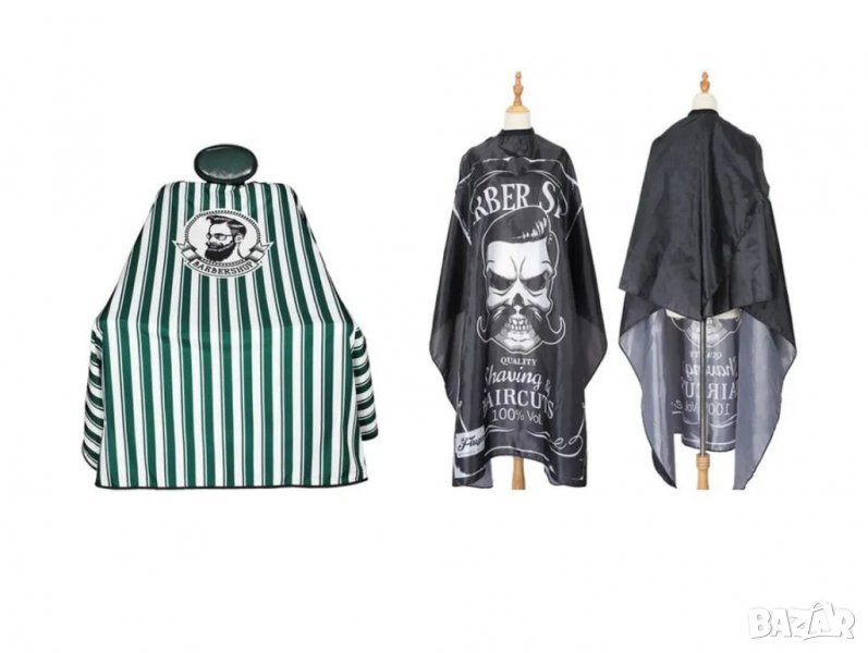 Бръснарски престилки в два цвята , пелерини за фризьорски , бръснарски салони, снимка 1