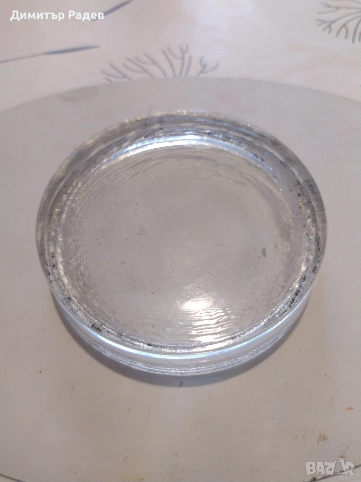 Визоално стъкло за водомер р--ри Ф 71мм---дебил. 14 мм ново, снимка 1