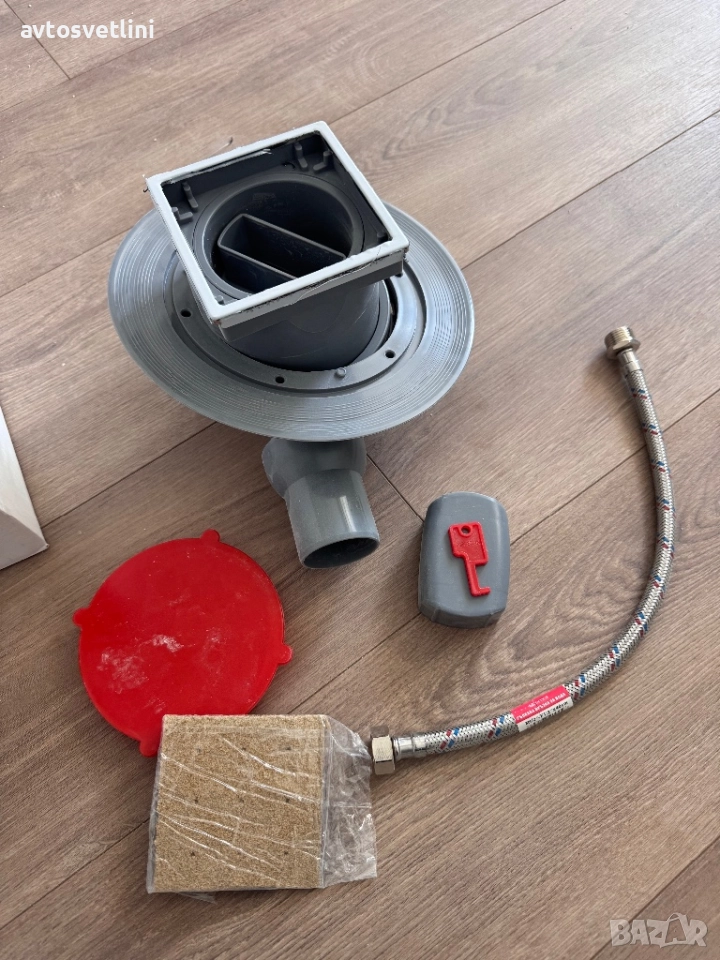 Сифон за вграждане в плоча Peštan Confluo Dry 1 Ceramic 10x10, снимка 1