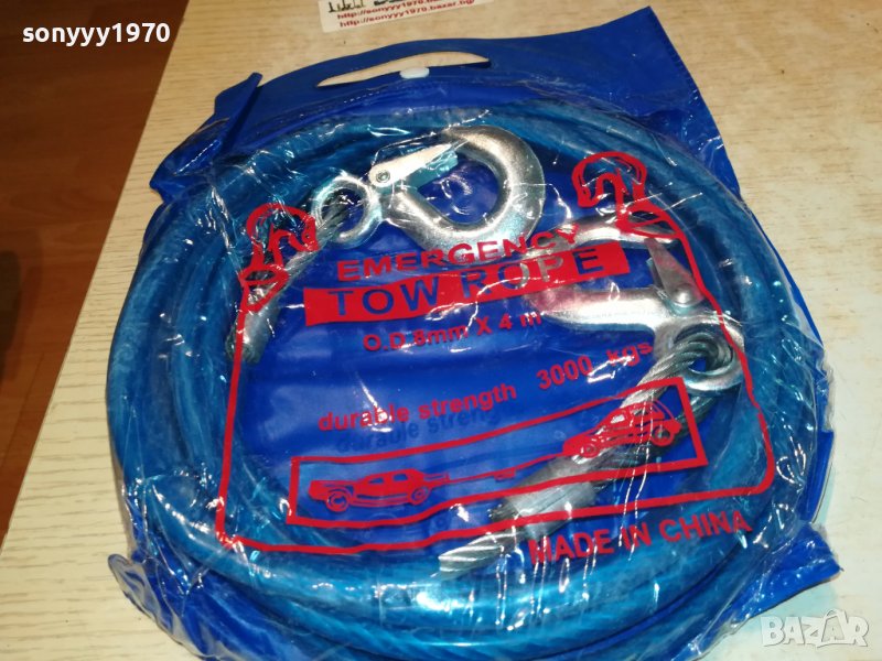 СТОМАНЕНО ВЪЖЕ 8ММ-4МЕТРА 0306221959, снимка 1