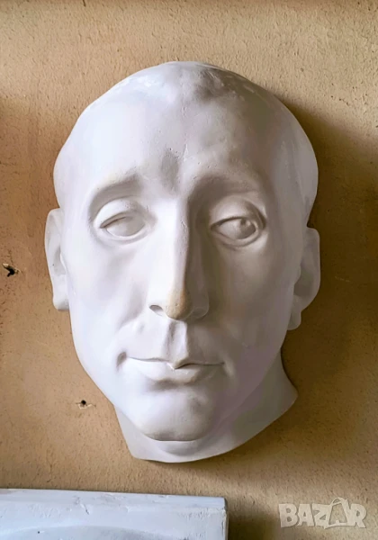 Гипсова Глава / Маска / Обущаря / Niccolo da Uzzano, снимка 1