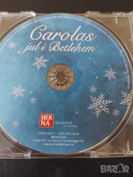 Carola – Carolas Jul I Betlehem - оригинален диск музика, снимка 1