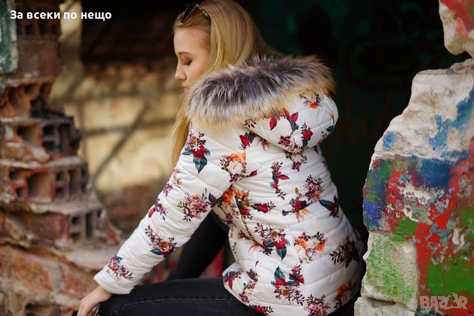 Дамско Зимно Яке С Качулка Код SV-53, снимка 1