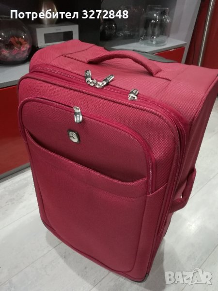 Куфар на колелца с телескопична дръжка - H-line, снимка 1