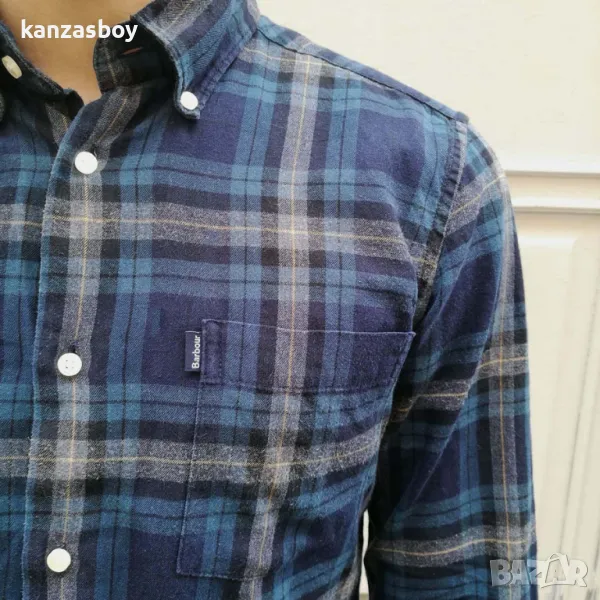 barbour stapleton angus - мъжка бархетена риза 3ХЛ, снимка 1