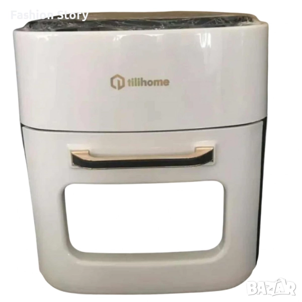 Електрически фритюрник с горещ въздух,обем 15 л., таймер + touch-screen, снимка 1