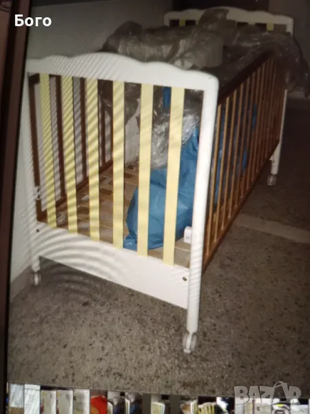 Разглобяема кошарка за дете на колелца, снимка 1