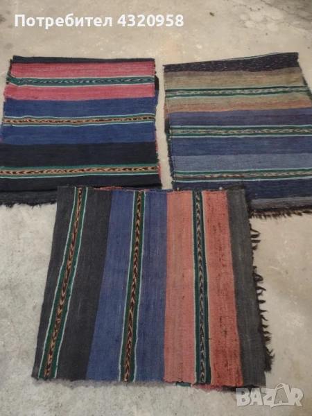 Стари ръчно изработени черги , снимка 1