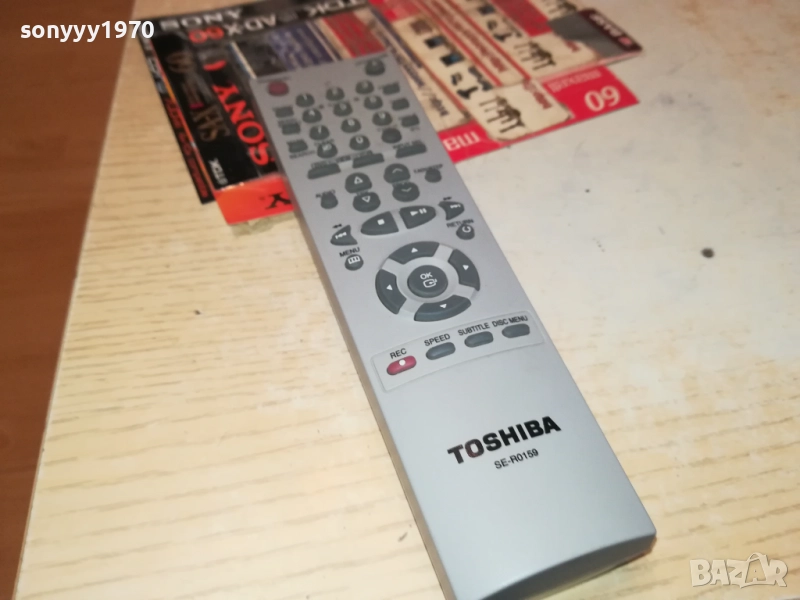 DVD//VCR-TOSHIBA REMOTE-ВНОС SWISS 1909251751, снимка 1