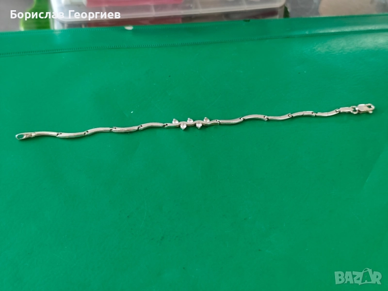 Сребърна гривна 925, снимка 1