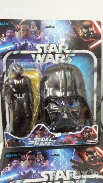 Комплект Star wars Darth Vader фигура с маска, функции звук и светлина - 10501, снимка 1