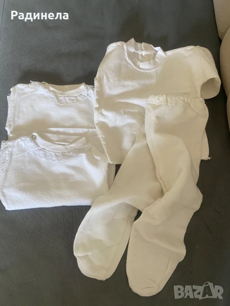 Бебешки Подл. за преобл.  с възглавничка и нови дрешки, снимка 1