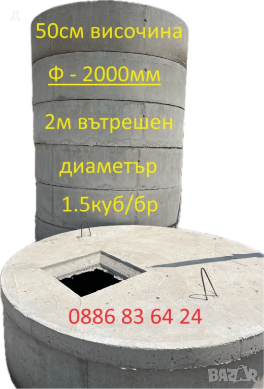 Бургас - Септична яма, Пречиствателнa станция, Бидон за вкопаване, снимка 1