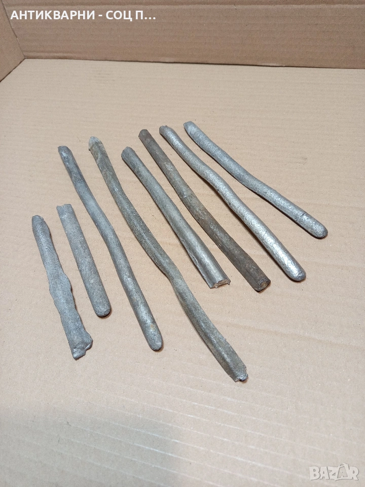 Соц Стар Калай Тегло 1.150кг. Номер 609., снимка 1