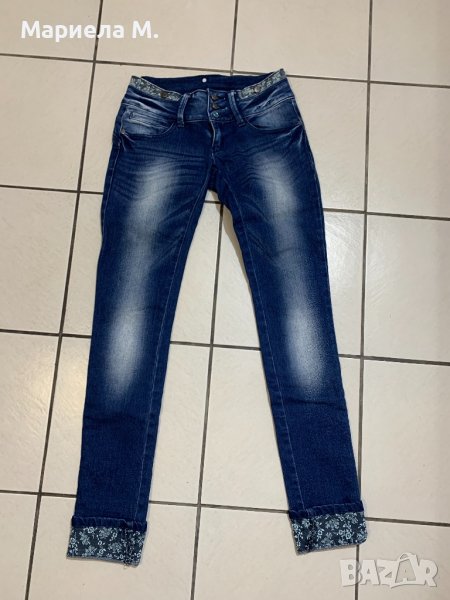 Дънки дамски, S, ниска талия, снимка 1