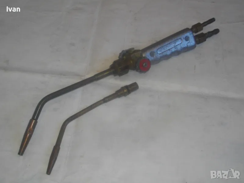 КРАКРА ПЕРНИК ОКСИЖЕННА АЦЕТИЛЕНОВА ГОРЕЛКА с 2 рамена и дюзи Българска ОТЛИЧНА, снимка 1