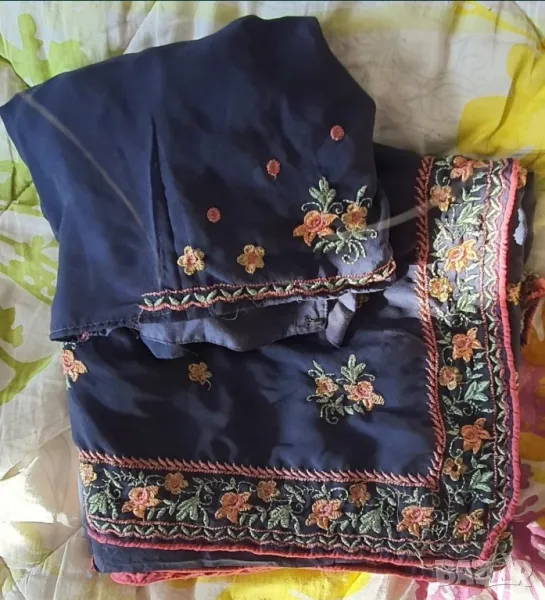 Автентично индийско сари, снимка 1