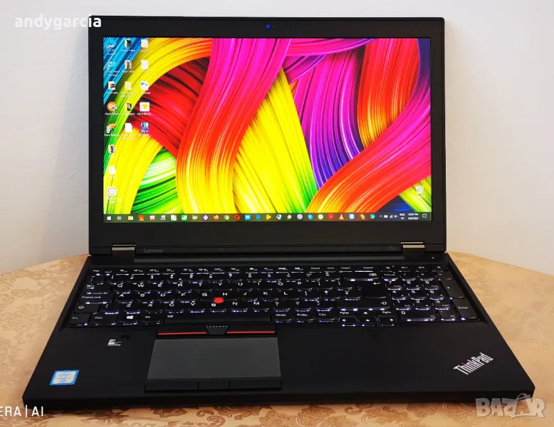 Lenovo ThinkPad P50/15.6 4K Ultra HD IPS/Intel Core i7/16GB RAM/256GB SSD NVMe/NVidia Quadro M1000M , снимка 1