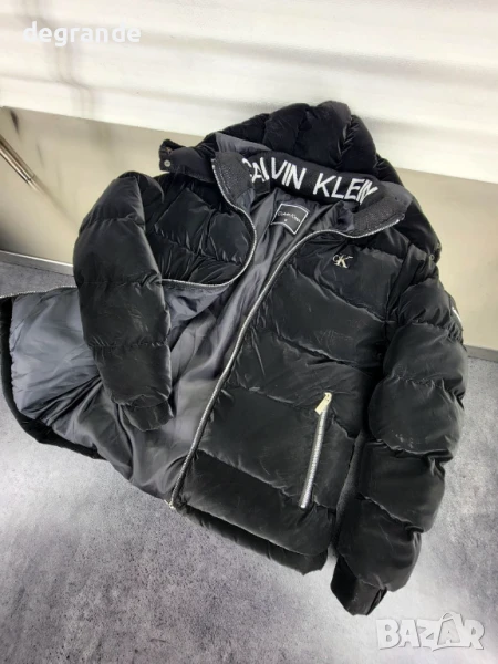 Черно мъжко яке Calvin Klein ВИДЕО НА МОДЕЛА , снимка 1