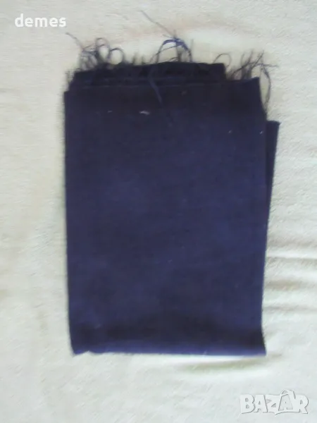 Тъмно син плат за пола - 0.50/1.40 м, снимка 1