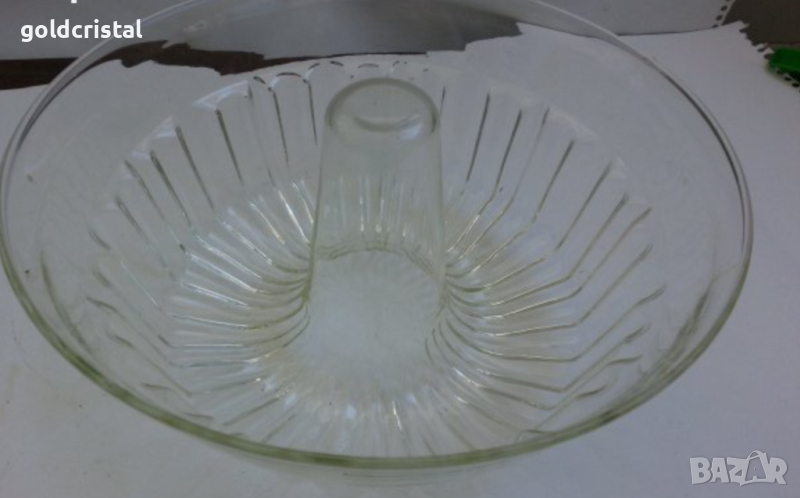 огнеупорна купа  за кекс и др йенско стъкло , снимка 1