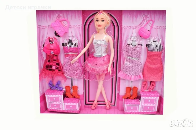 Кукла Софи с гардероб, дрехи и обувки комплект , снимка 1