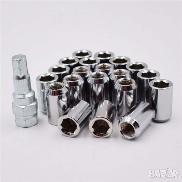 Тънки гайки за джанти слим гайки 12х1.5 12х1.25 , снимка 1