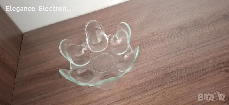 Декоративна стъклена Купа за Яйца 16см., снимка 1