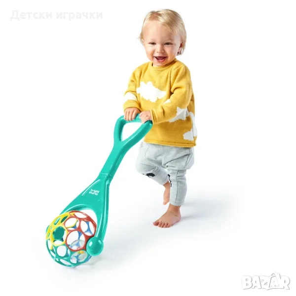 Играчка за бутане 2в1 Ball, буталка, асортимент, снимка 1