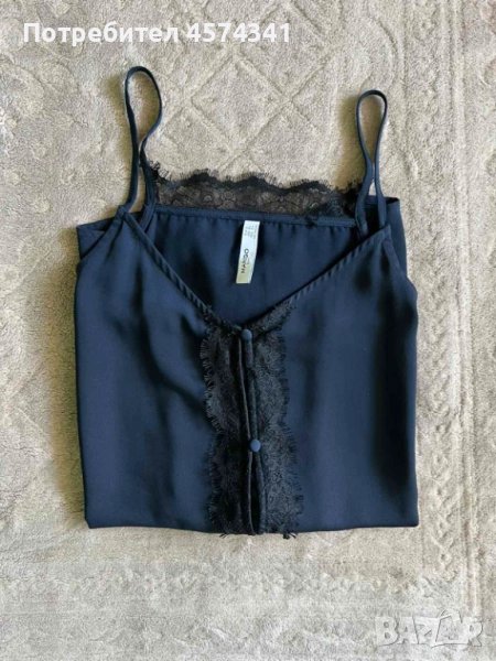 Тъмно син дамски потник MANGO, снимка 1