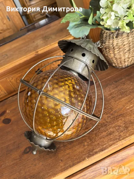 Ретро таванна лампа , снимка 1