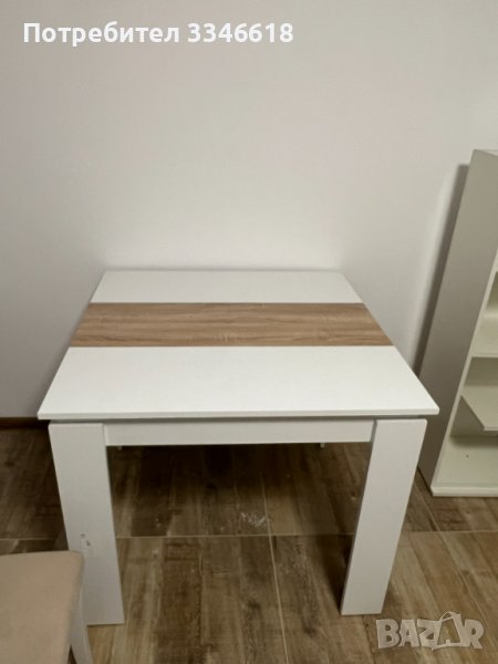 Трапезна маса + 4 стола - чисто нови, снимка 1