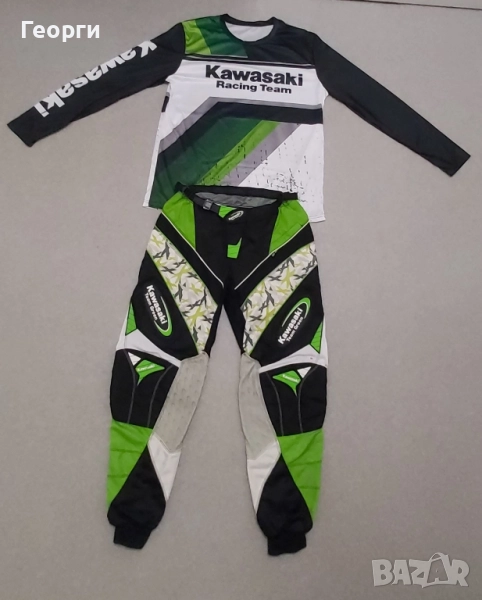 Екип за мотокрос Kawasaki M, снимка 1