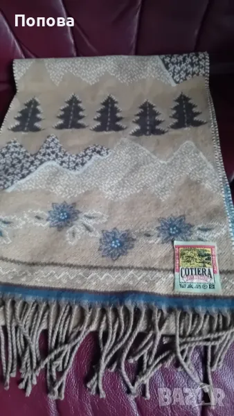 Марков немски  оригинален Винтиж шал  100% памук , снимка 1