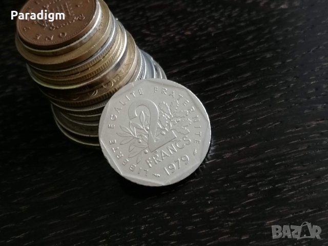 Монета - Франция - 2 франка | 1979г., снимка 1 - Нумизматика и бонистика - 29160037