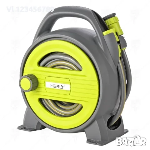 Макара за маркуч с бързо навиване к-кт10м+1.5м 5/16" HERLY-PRO, снимка 2 - Напояване - 52239455