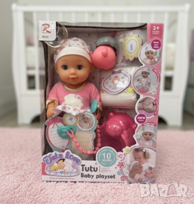 Кукла-бебе Tutu Love с гърне и забавни звуци