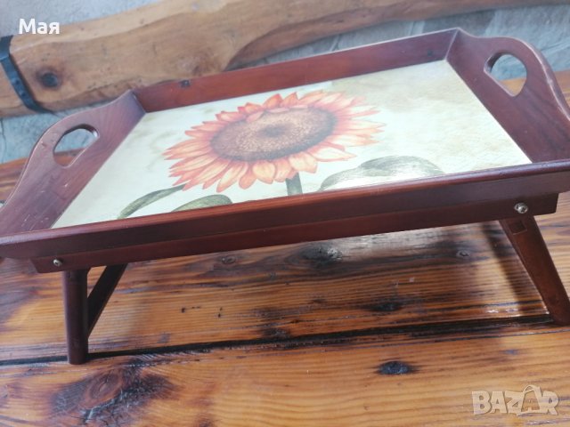 Поднос за сервиране Слънчоглед, снимка 2 - Прибори за хранене, готвене и сервиране - 37319441